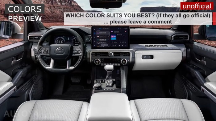 Toyota 4Runner Interior Upgrades for 2025 What’s New