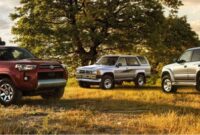 4runner toyota cherokee autotrader capable midsize suvs